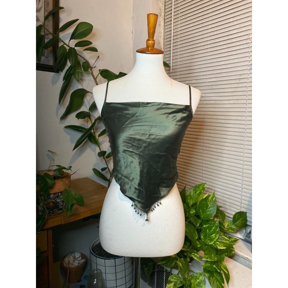 Victoria’s Secret Silk Triangle Top SZ XS/S